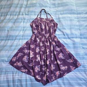 Floral Purple Dress